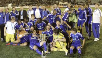 Players of FC "Dinamo" (Kiev) 