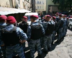 Soldiers of Special Forces "Berkut"