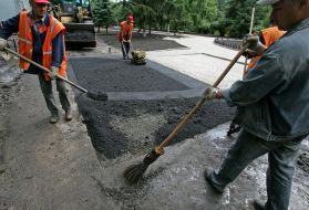 Реконструкция сквера на Русановской набережной