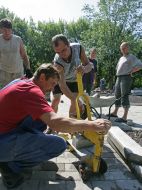 Реконструкция сквера на Русановской набережной