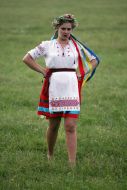 Ukrainian girl dances
