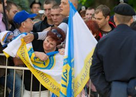 Митинг в поддержку пенсионной реформы