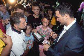 Vladimir Klichko and Vladimir Zolotaryov