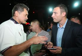 Vitaliy Klichko and Vladimir Zolotaryov