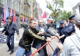 Учасники мітингу