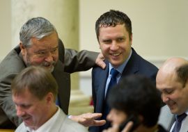 Ivan Plyushch, Taras Chornovil, Igor Rybakov and Vladimir Kapliyenko