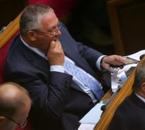 People's deputy eats chocolate