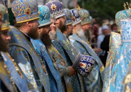 During a Divine Liturgy