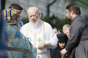 Metropolitan Vladimir during a Divine Liturgy