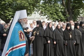 Metropolitan Vladimir during a Divine Liturgy