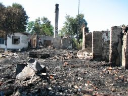 Последствия пожара в доме престарелых