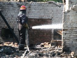 Локализация пожара в доме престарелых