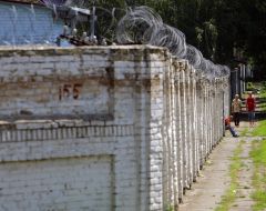 At the gates of the factory "Indar"