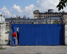 At the gates of "Indar" factory