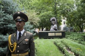 Monument to the victims of assassination in the Parliament of Armenia