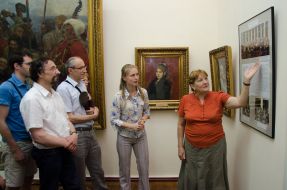 Descendants of artist Ilya Repin