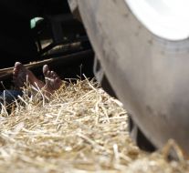 Combiner examines a combine