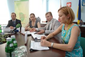 Участники пресс-конференции