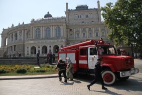 Тактичні навчання МНС з гасіння пожеж