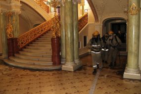 Тактичні навчання МНС з гасіння пожеж