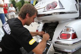 Examination of motorcycle