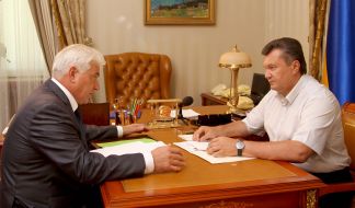 Viktor Yanukovich and Anatoliy Prisyazhnyuk