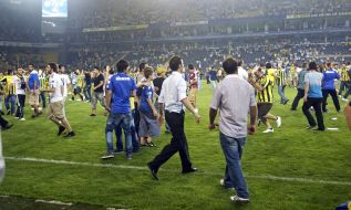 Fans FC "Fenerbahce" (Istanbul, Turkey)