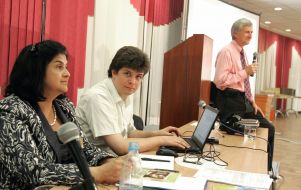 Tatyana Vasilkovskaya, Yuriy Ryfyak and Gilles Ratia 