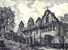 Kovnirovsk building of Kiev-Pechersk Lavra