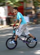 Участник 5-го чемпионата Украины по BMX Flatland