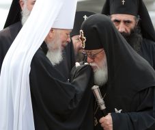 Митрополит Владимир и Патриарх Грузии Илья II