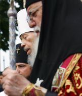 Митрополит Владимир и Патриарх Грузии Илья II