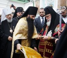 Митрополит Владимир и Патриарх Грузии Илья II