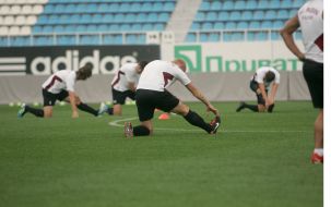 Players of FC "Rubin" (Kazan, Russia)