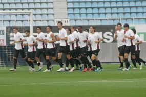Players of FC "Rubin" (Kazan, Russia)