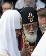 Patriarch Kirill and Patriarch of All Georgia Ilya II