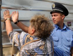 Акція проти демонтажу пам'ятника