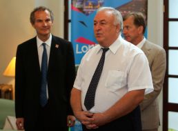 Valeriy Borzov, Robert Leigh Turner and Ravil Safiulin