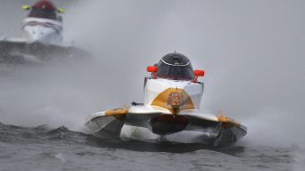 Powerboat of Team Abu Dhabi