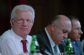 Aleksandr Moroz, Vasiliy Tsushko and Nikolay Rudkovskiy