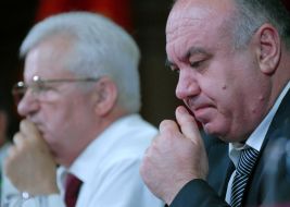 Aleksandr Moroz and Vasiliy Tsushko