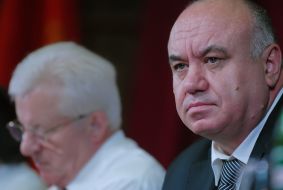 Aleksandr Moroz and Vasiliy Tsushko