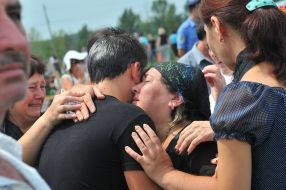 Похороны шахтеров