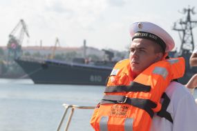 Sailor of Black sea fleet of the Russian Federation