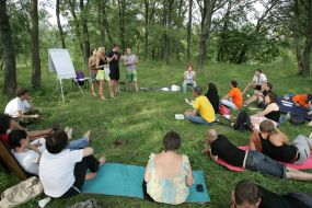 Participants of the First gathering of International Leader Movement