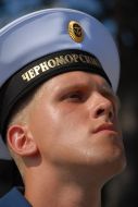 Sailor of the Black Sea fleet of Russia