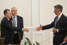 Boris Kolesnikov, Vasiliy Tsushko and Yuriy Boyko