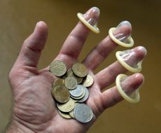Condoms and coins