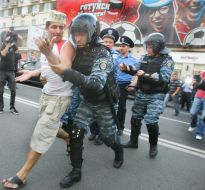 Employees of "Berkut" detain Timoshenko’s supporters