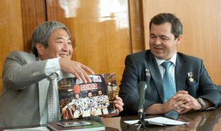 Oleg Skripochka and Aleksandr Sin